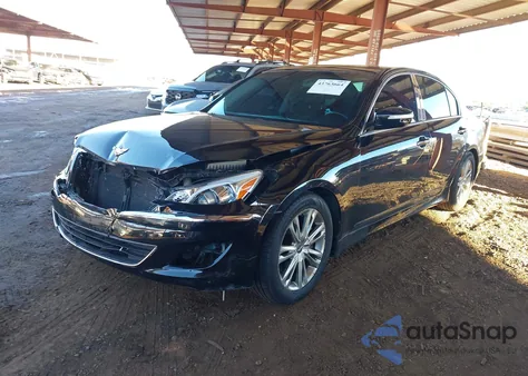 2013 Hyundai Genesis 3.8 z USA, uszkodzony, nr VIN KMHGC4DD3DU232760